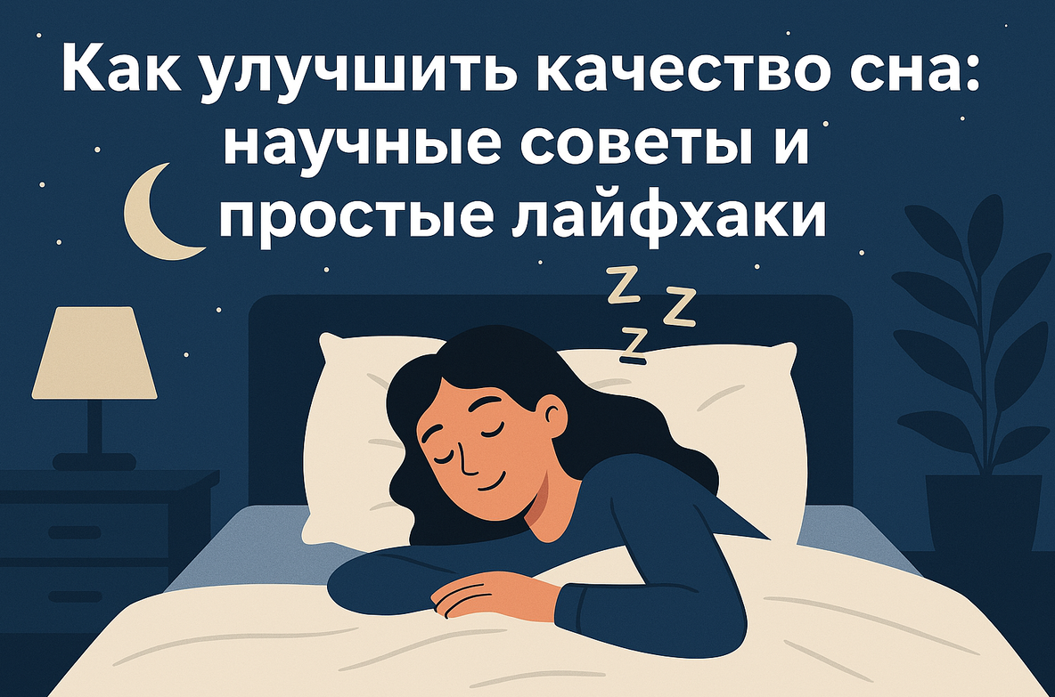 Как улучшить качество сна? Научные методы и готовые решения